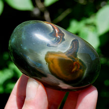 Load image into Gallery viewer, Polychrome Jasper Crystal Palm Stone
