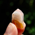 White Amphibole Quartz Crystal Mini Tower, Angel Phantom Quartz