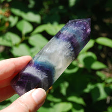 Load image into Gallery viewer, Blue Purple Fluorite Crystal Tower
