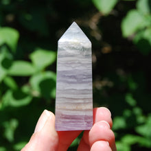 Load image into Gallery viewer, Lavender Fluorite Crystal Tower
