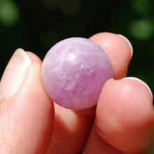 Load image into Gallery viewer, Kunzite Crystal Sphere, Gemmy Chatoyant Pink Kunzite
