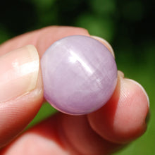 Load image into Gallery viewer, Kunzite Crystal Sphere, Gemmy Chatoyant Pink Kunzite
