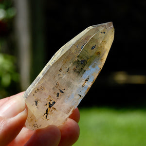 Smoky Quartz Crystal Cathedral Point, Akashic Lines, Malawi