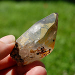 Raw Smoky Quartz Crystal Point, Akashic Lines, Malawi