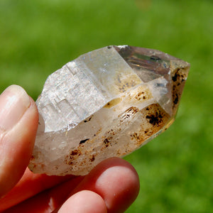 Raw Smoky Quartz Crystal Cathedral, Akashic Lines, Malawi