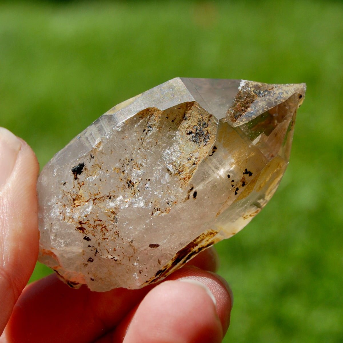 Raw Smoky Quartz Crystal Cathedral, Akashic Lines, Malawi