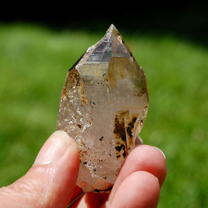 Raw Smoky Quartz Crystal Cathedral, Akashic Lines, Malawi