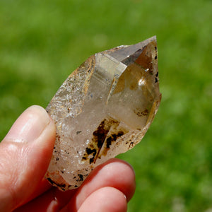 Raw Smoky Quartz Crystal Cathedral, Akashic Lines, Malawi