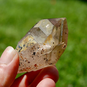 Raw Smoky Quartz Crystal Cathedral, Akashic Lines, Malawi