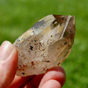 Raw Smoky Quartz Crystal Cathedral, Akashic Lines, Malawi