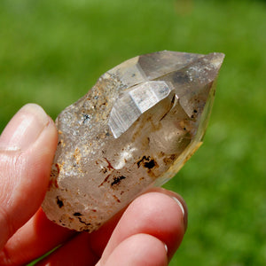 Raw Smoky Quartz Crystal Cathedral, Akashic Lines, Malawi