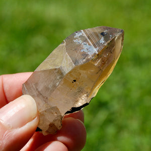 Intricate Smoky Quartz Crystal Cathedral, Akashic Lines, Malawi