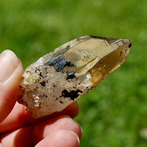 Intricate Smoky Quartz Crystal Cathedral, Akashic Lines, Malawi