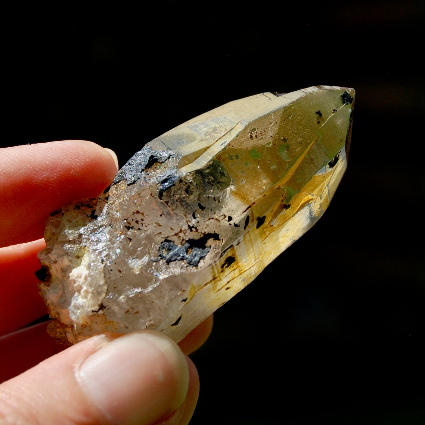 Intricate Smoky Quartz Crystal Cathedral, Akashic Lines, Malawi