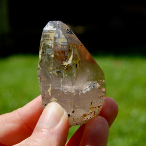 Rainbow Filled Smoky Quartz Crystal Cathedral, Akashic Lines, Malawi