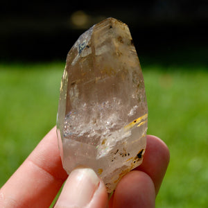 Rainbow Filled Smoky Quartz Crystal Cathedral, Akashic Lines, Malawi