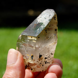 Rainbow Filled Smoky Quartz Crystal Cathedral, Akashic Lines, Malawi