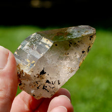 Load image into Gallery viewer, Rainbow Filled Smoky Quartz Crystal Cathedral, Akashic Lines, Malawi
