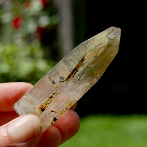 Smoky Quartz Crystal Cathedral Point, Akashic Lines, Malawi