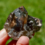 ET Tantric Twin Smoky Quartz Crystal Stabrary Cluster