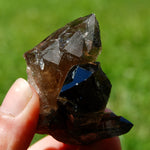 ET Tantric Twin Smoky Quartz Crystal Stabrary Cluster