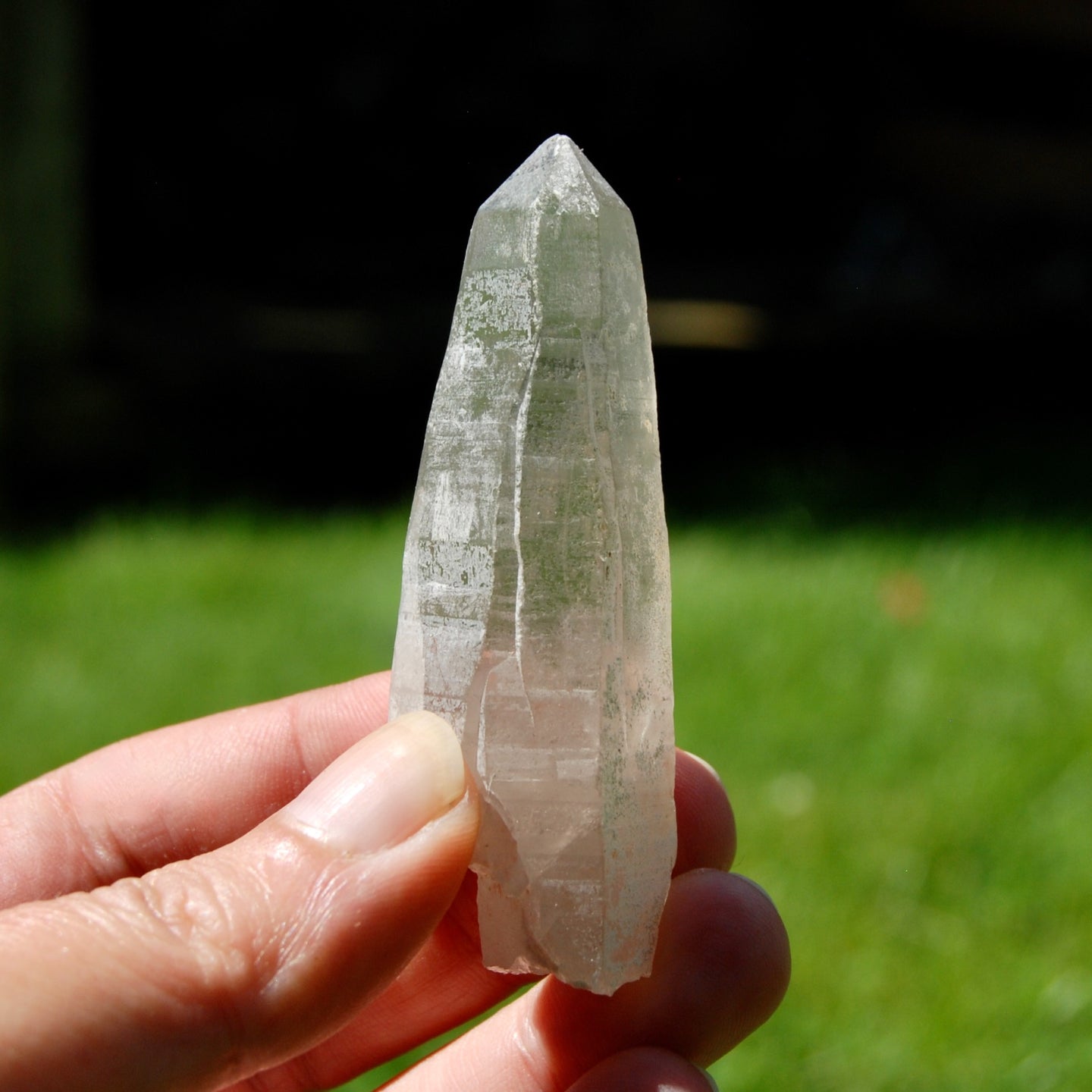 STUNNING Smoky Quartz Crystal Cathedral Point, Akashic Lines, Malawi