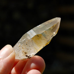 Tabby Smoky Quartz Crystal Point