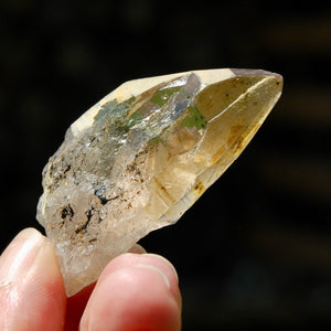 Tabby Smoky Quartz Crystal Point