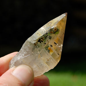 Tabby Smoky Quartz Crystal Point