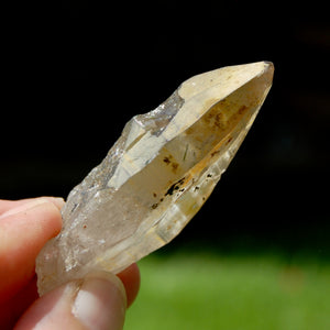 Tabby Smoky Quartz Crystal Point