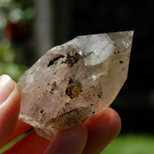 Load image into Gallery viewer, 2.6in 83g Rainbow Filled Smoky Quartz Crystal Cathedral Point, Akashic Lines, Malawi msq3
