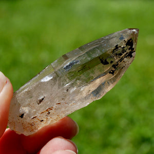 Intricate Tantric Twin Smoky Quartz Crystal Cathedral, Akashic Lines, Malawi