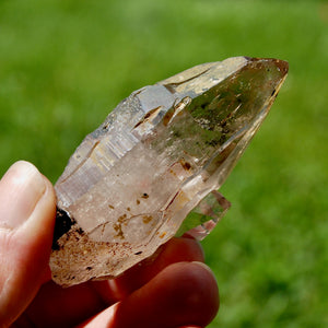 Ornate Gemmy Smoky Quartz Crystal Cathedral, Akashic Lines, Malawi