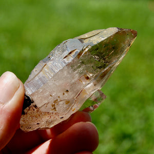 Ornate Gemmy Smoky Quartz Crystal Cathedral, Akashic Lines, Malawi