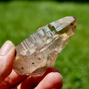 Ornate Gemmy Smoky Quartz Crystal Cathedral, Akashic Lines, Malawi