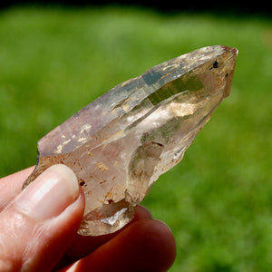 Ornate Gemmy Smoky Quartz Crystal Cathedral, Akashic Lines, Malawi