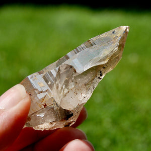 Ornate Gemmy Smoky Quartz Crystal Cathedral, Akashic Lines, Malawi