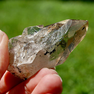 Ornate Gemmy Smoky Quartz Crystal Cathedral, Akashic Lines, Malawi