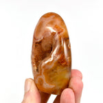 Orbicular Carnelian Agate Crystal Freeform Tower