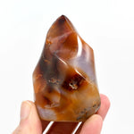 Carnelian Agate Crystal Flame Tower