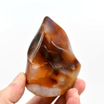 Carnelian Agate Crystal Flame Tower