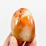 Orbicular Carnelian Agate Crystal Freeform Tower