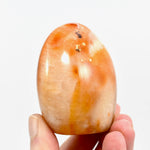 Orbicular Carnelian Agate Crystal Freeform Tower