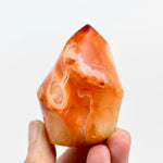 Carnelian Agate Crystal Flame Tower