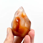 Carnelian Agate Crystal Flame Tower