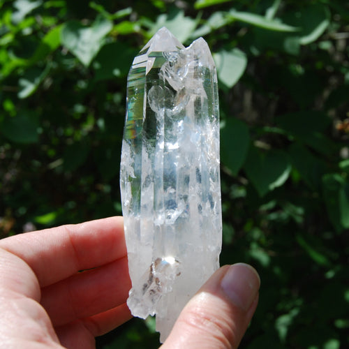 Tantric Twin Channeler Colombian Blue Smoke Lemurian Crystal Starbrary, Optical Quartz, Santander, Colombia