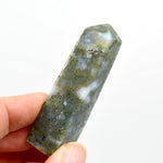 Moss Agate Crystal Tower