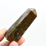 Moss Agate Crystal Tower