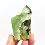 Botryoidal Prehnite Epidote Crystal Tower