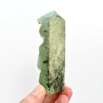 Botryoidal Prehnite Epidote Crystal Tower